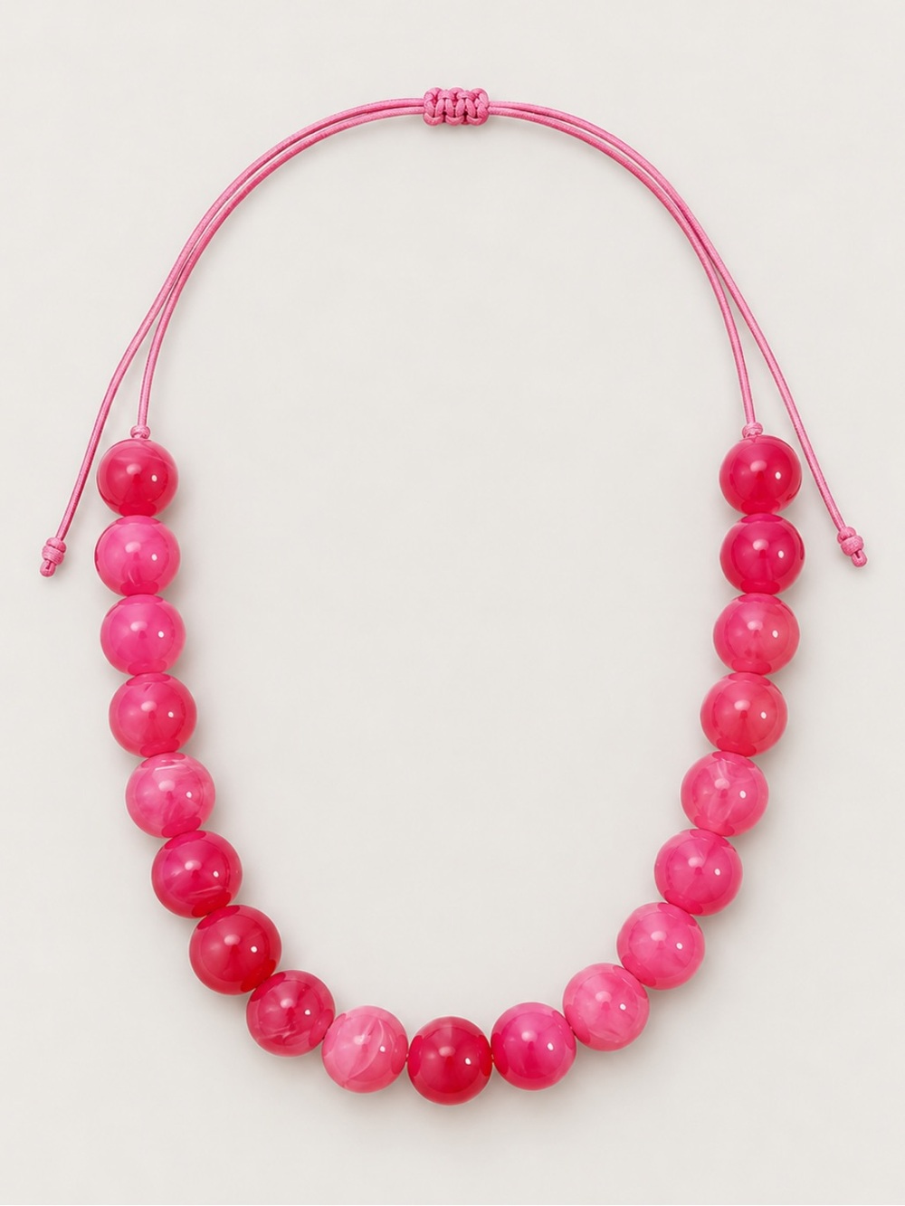 New! Pink Beaded Dopamine Necklace NWOT